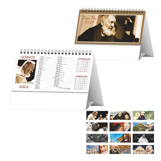 Calendario da tavolo Padre Pio Personalizzato